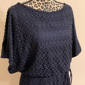 Jessica Howard Navy Blue Blouson Dress.  NWOT.